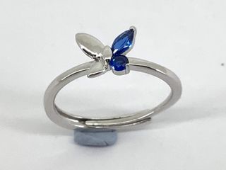 anillo plata 925mm con piedra con circonita,