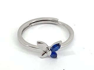 anillo plata 925mm con piedra con circonita,