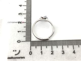 anillo plata 925mm con piedra con circonita,