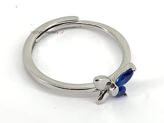 anillo plata 925mm con piedra con circonita,