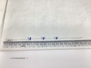 pulsera plata 925mm con piedra con circonita