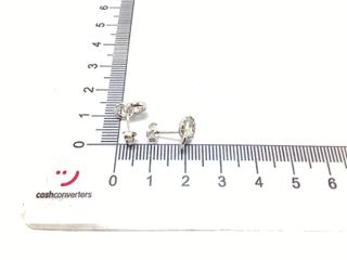 pendientes plata 925mm con piedra con circonita