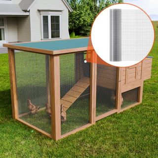 Malla de Hardware, 1/2 pulgada 24in x 25 pies 19 Gauge, Malla de Alambre Galvanizado por Inmersión en Caliente, Cercado de Alambre para Pollos, Malla de Alambre para Jaulas de Conejos, Jardín, Peq...