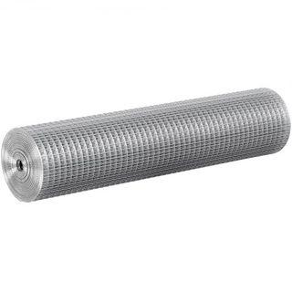 Malla de Hardware, 1/2 pulgada 24in x 25 pies 19 Gauge, Malla de Alambre Galvanizado por Inmersión en Caliente, Cercado de Alambre para Pollos, Malla de Alambre para Jaulas de Conejos, Jardín, Peq...