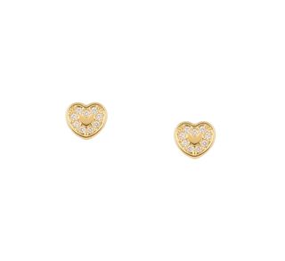 pendientes oro 18k con piedra
