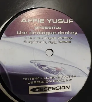 Vinilo Affie Yusuf - The Analogue Donkey