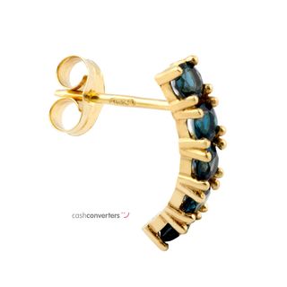 pendientes oro 18k con piedra