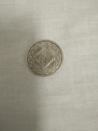 Moneda Barcelona Peseta 1813