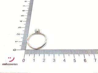 anillo oro 18k con piedra con diamante