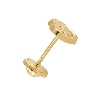 pendientes oro 18k con piedra