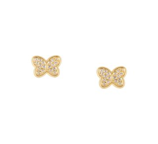 pendientes oro 18k con piedra