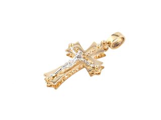 crucifijo oro 18k