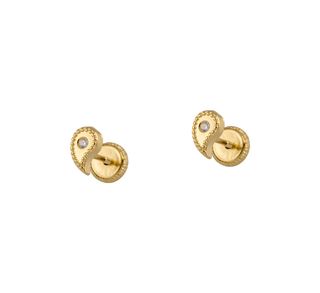 pendientes oro 18k con piedra
