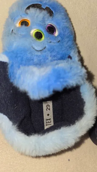 Zapatillas niño peluche cara divertida nº 29