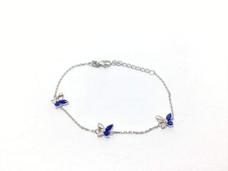 pulsera plata 925mm con piedra con circonita