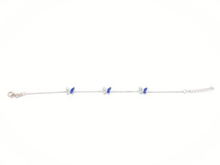 pulsera plata 925mm con piedra con circonita