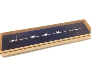 pulsera plata 925mm con piedra con circonita