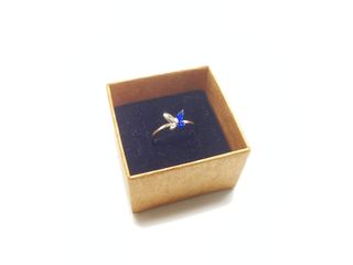 anillo plata 925mm con piedra con circonita,