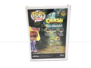 juguete cine y tv funko pop crash bandicoot 419