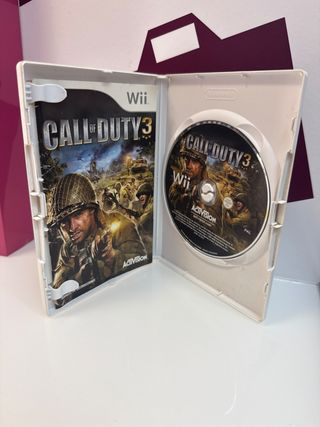 Videojuego Wii Call of duty 3
