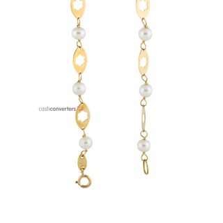 esclava oro 18k con piedra