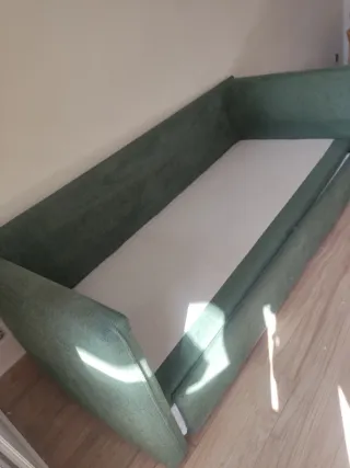 Sofá cama canapé verde