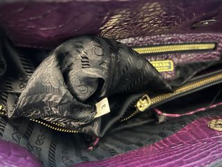 Borsa Prada Donna Viola Coccodrillo