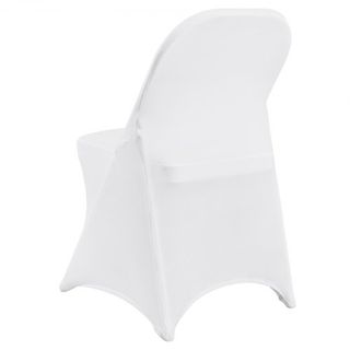 Cubiertas de Silla Plegables de Spandex Elástico, Cubierta de Silla Universal Ajustada, Fundas Protectores Removibles y Lavables, para Bodas, Vacaciones, Banquetes, Fiestas, Celebraciones, Comedor...