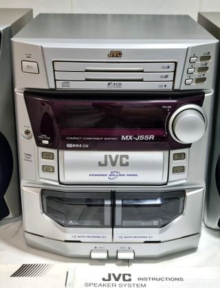 Cadena de Música JVC-CA-MX J55R + 2 Altavoces
