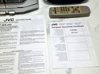 Cadena de Música JVC-CA-MX J55R + 2 Altavoces