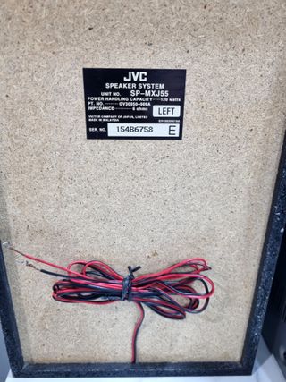 Cadena de Música JVC-CA-MX J55R + 2 Altavoces