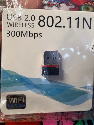 Adaptador WiFi USB 2.0 300Mbps 802.11N