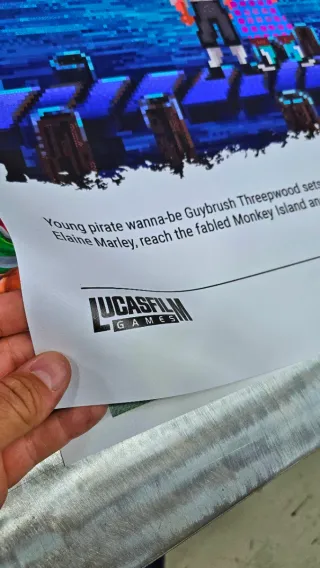 Monkey Island Pixel Art Poster PVC 70x50cm