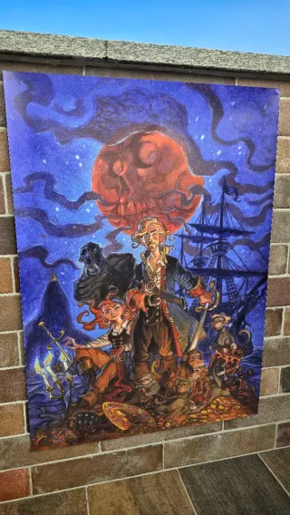 The Mysteries of Monkey Island Poster PVC 70x50cm