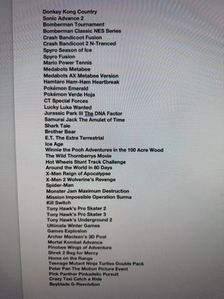 90 juegos Nintendo Game Boy, GBA, Pokémon Zelda