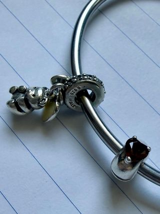 Charm Pandora Orsetto e Clip Cuore Rosso