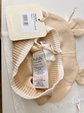 Cuffia Nanan Orsetto Beige