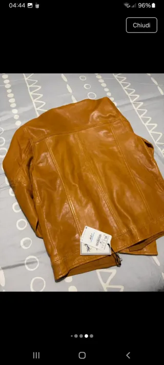 Giacca pelle uomo ZARA XL