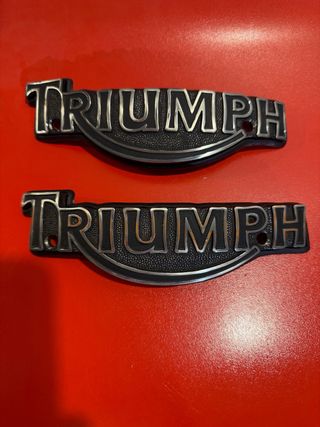 Pareja Emblemas Depósito Triumph Legend/Bonneville