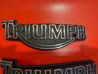 Pareja Emblemas Depósito Triumph Legend/Bonneville