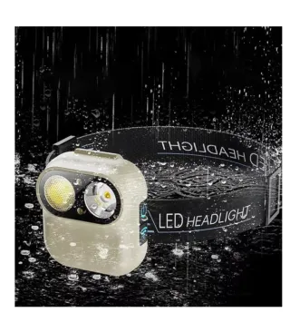 Lampada LED per pesca, escursioni, casco