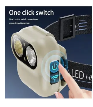 Lampada LED per pesca, escursioni, casco