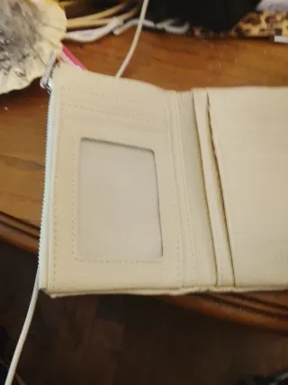 Portafoglio Regina Schrecker Beige Nuovo