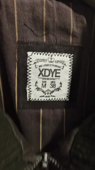 Chaqueta Cuero Marrón Ducati con Parches