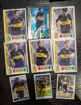 52 figuritas Boca Juniors