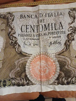Grande banconota vintage