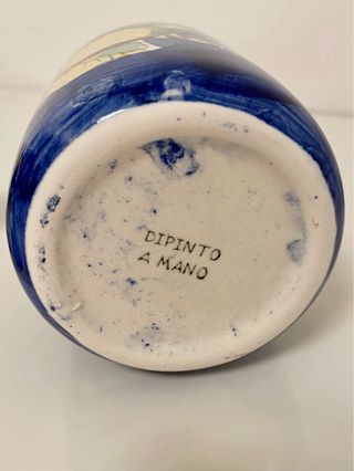 Set per liquore in ceramica italiana