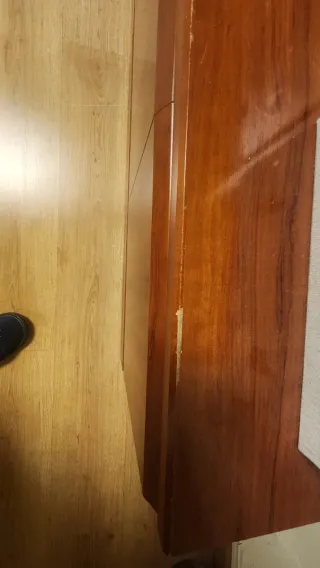 Mueble de salón modular madera.