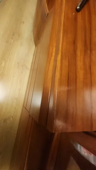 Mueble de salón modular madera.