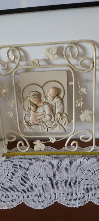 Natività in ferro battuto decorato